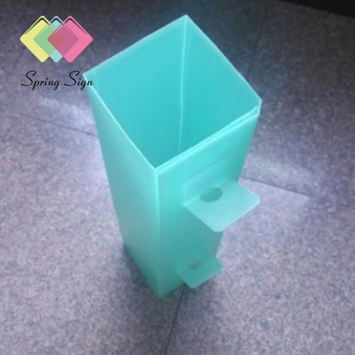 Green Clear Corflute Sheet For Tree Guard Corrugated Sheet