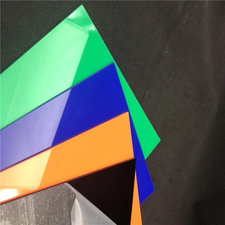 PMMA Acrylic Sheet With One Side Coated Thickness 2mm Color