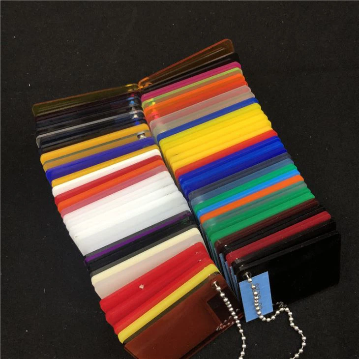 PMMA Acrylic Sheet With One Side Coated Thickness 2mm Color