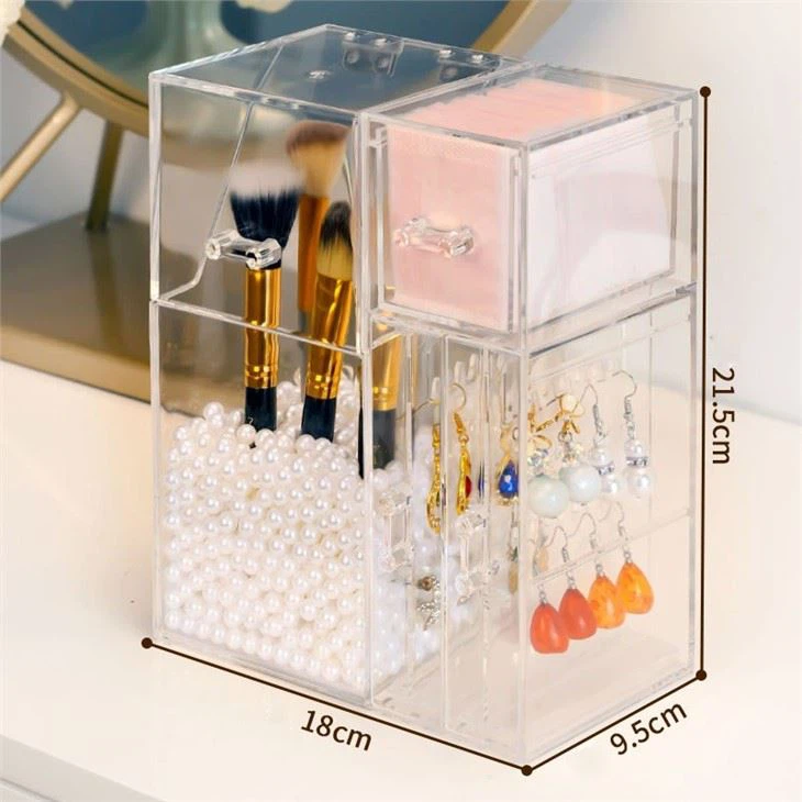 Crystal Acrylic Cosmetic Make Up Organizer