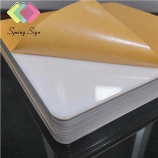 Čína Dodavatel 1220x2440 Mléčná bílá akrylátová fólie pro kuchyňskou skříňku