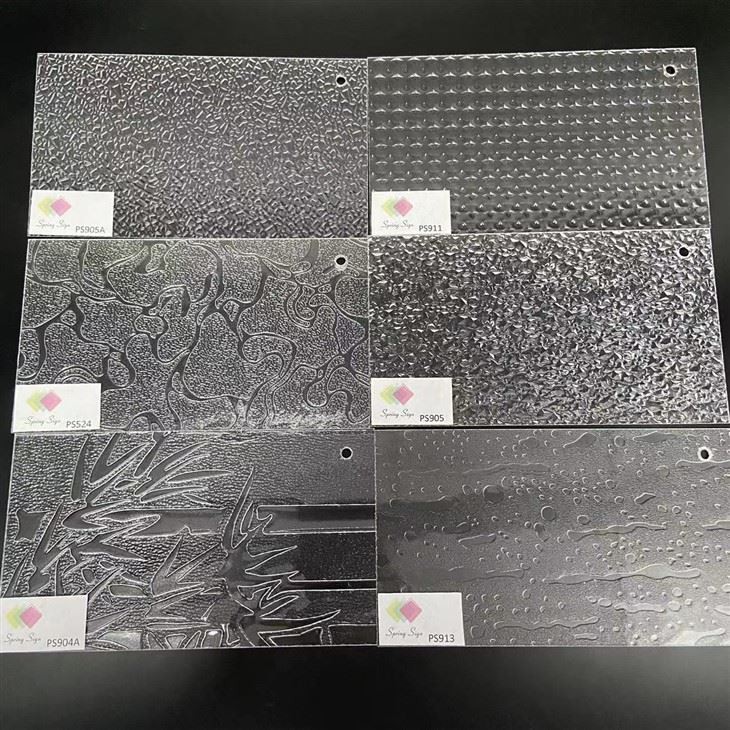 Bathroom Decoration Clear Textured Plastic Acrylic Sheet Shower PS Sheet