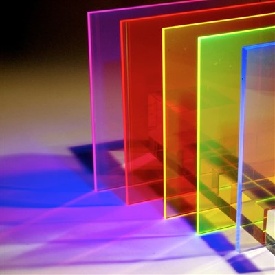 Fluorescenční akrylová fólie